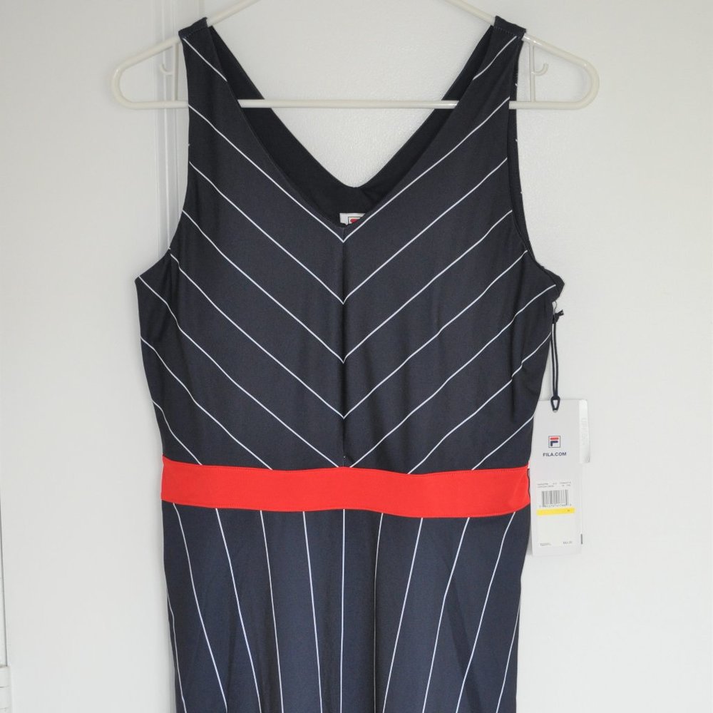 Fila M Striped Navy Dress